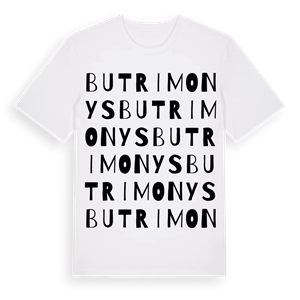 Butrimonys ordlek t-shirt – ekologisk bomull t-shirt från Pinshirt