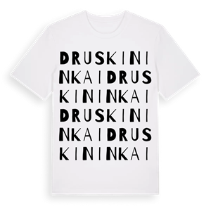 Druskininkai ordlek t-shirt – ekologisk bomull t-shirt från Pinshirt