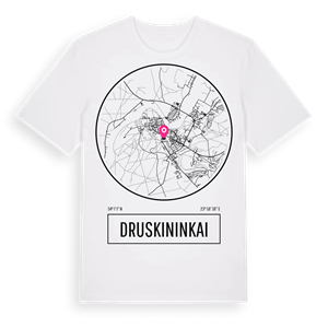 Druskininkai t-shirt – ekologisk bomull t-shirt från Pinshirt