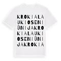 Krokialaukio seniūnija ordlek t-shirt