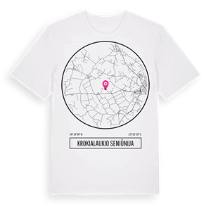 Krokialaukio seniūnija t-shirt – ekologisk bomull t-shirt från Pinshirt