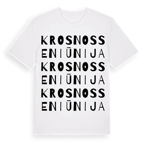 Krosnos seniūnija ordlek t-shirt – ekologisk bomull t-shirt från Pinshirt