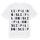 Leipalingis ordlek t-shirt