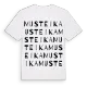 Musteika ordlek t-shirt