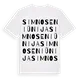 Simno seniūnija ordlek t-shirt
