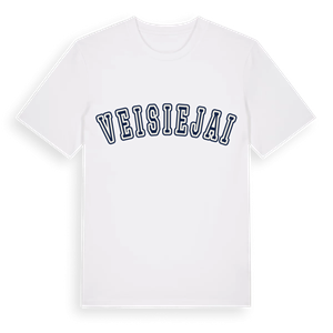 Veisiejai college t-shirt – ekologisk bomull t-shirt från Pinshirt