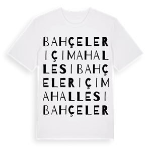 Bahçeleriçi Mahallesi ordlek t-shirt – ekologisk bomull t-shirt från Pinshirt