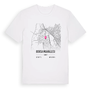 Borsa Mahallesi karta t-shirt – ekologisk bomull t-shirt från Pinshirt