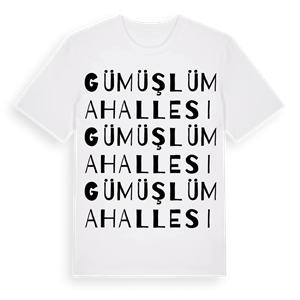 Gümüşlü Mahallesi ordlek t-shirt – ekologisk bomull t-shirt från Pinshirt