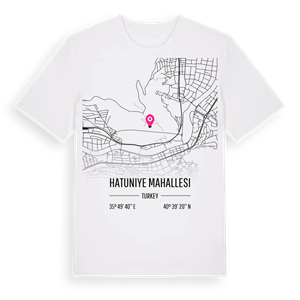 Hatuniye Mahallesi karta t-shirt – ekologisk bomull t-shirt från Pinshirt