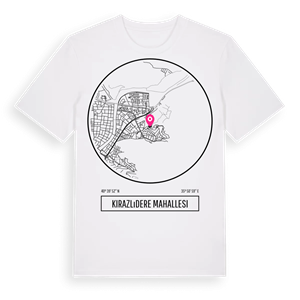 Kirazlıdere Mahallesi t-shirt – ekologisk bomull t-shirt från Pinshirt