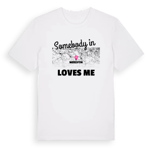 Någon i Merzifon älskar mig t-shirt – ekologisk bomull t-shirt från Pinshirt