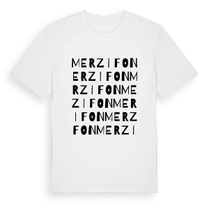 Merzifon ordlek t-shirt – ekologisk bomull t-shirt från Pinshirt