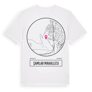 Şamlar Mahallesi t-shirt – ekologisk bomull t-shirt från Pinshirt