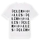 Üçler Mahallesi ordlek t-shirt