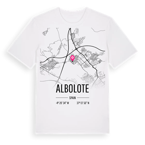 Albolote karta t-shirt – ekologisk bomull t-shirt från Pinshirt