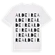 Aldeire ordlek t-shirt