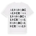 Alhama de Almería ordlek t-shirt