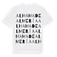 Alhama de Almería ordlek t-shirt
