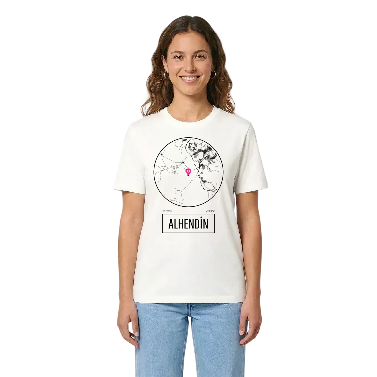 Alhendín t-shirt – White, i miljö
