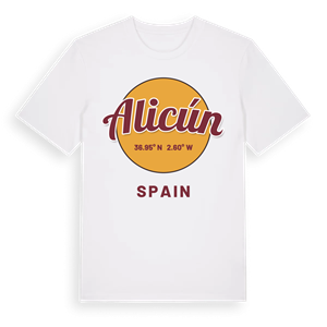 Alicún cirkel t-shirt – ekologisk bomull t-shirt från Pinshirt