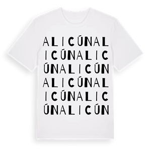 Alicún ordlek t-shirt – ekologisk bomull t-shirt från Pinshirt
