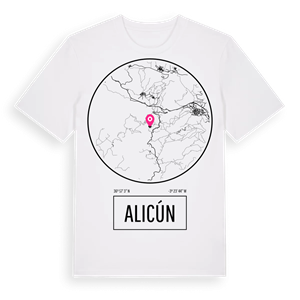 Alicún t-shirt – ekologisk bomull t-shirt från Pinshirt