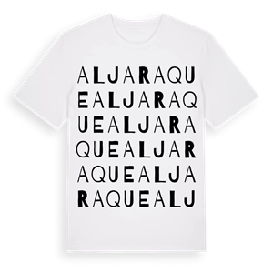 Aljaraque ordlek t-shirt – ekologisk bomull t-shirt från Pinshirt
