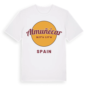Almuñécar cirkel t-shirt – ekologisk bomull t-shirt från Pinshirt