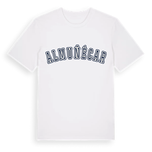 Almuñécar college t-shirt – ekologisk bomull t-shirt från Pinshirt
