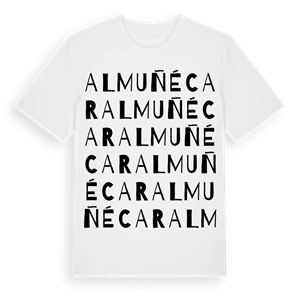 Almuñécar ordlek t-shirt – ekologisk bomull t-shirt från Pinshirt
