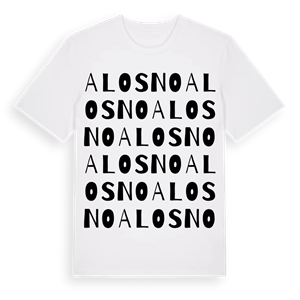 Alosno ordlek t-shirt – ekologisk bomull t-shirt från Pinshirt