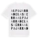 Alpujarra de la Sierra ordlek t-shirt
