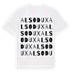 Alsodux ordlek t-shirt