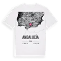 Andalucía karta t-shirt