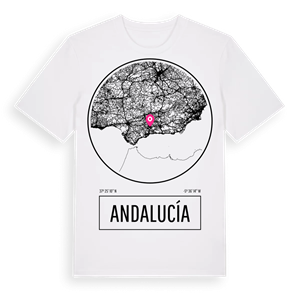 Andalucía t-shirt – ekologisk bomull t-shirt från Pinshirt
