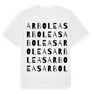 Arboleas ordlek t-shirt – ekologisk bomull t-shirt från Pinshirt