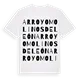 Arroyomolinos de León ordlek t-shirt