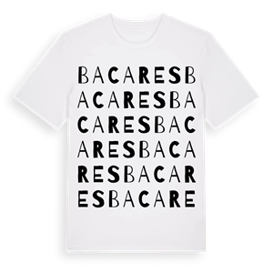 Bacares ordlek t-shirt – ekologisk bomull t-shirt från Pinshirt