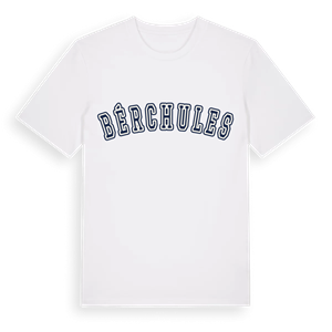 Bérchules college t-shirt – ekologisk bomull t-shirt från Pinshirt