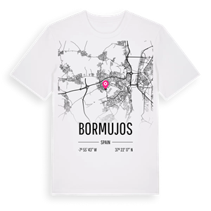 Bormujos karta t-shirt – ekologisk bomull t-shirt från Pinshirt