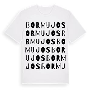 Bormujos ordlek t-shirt – ekologisk bomull t-shirt från Pinshirt