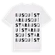 Busquístar ordlek t-shirt