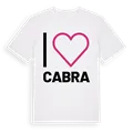 Jag älskar Cabra t-shirt stort tryck