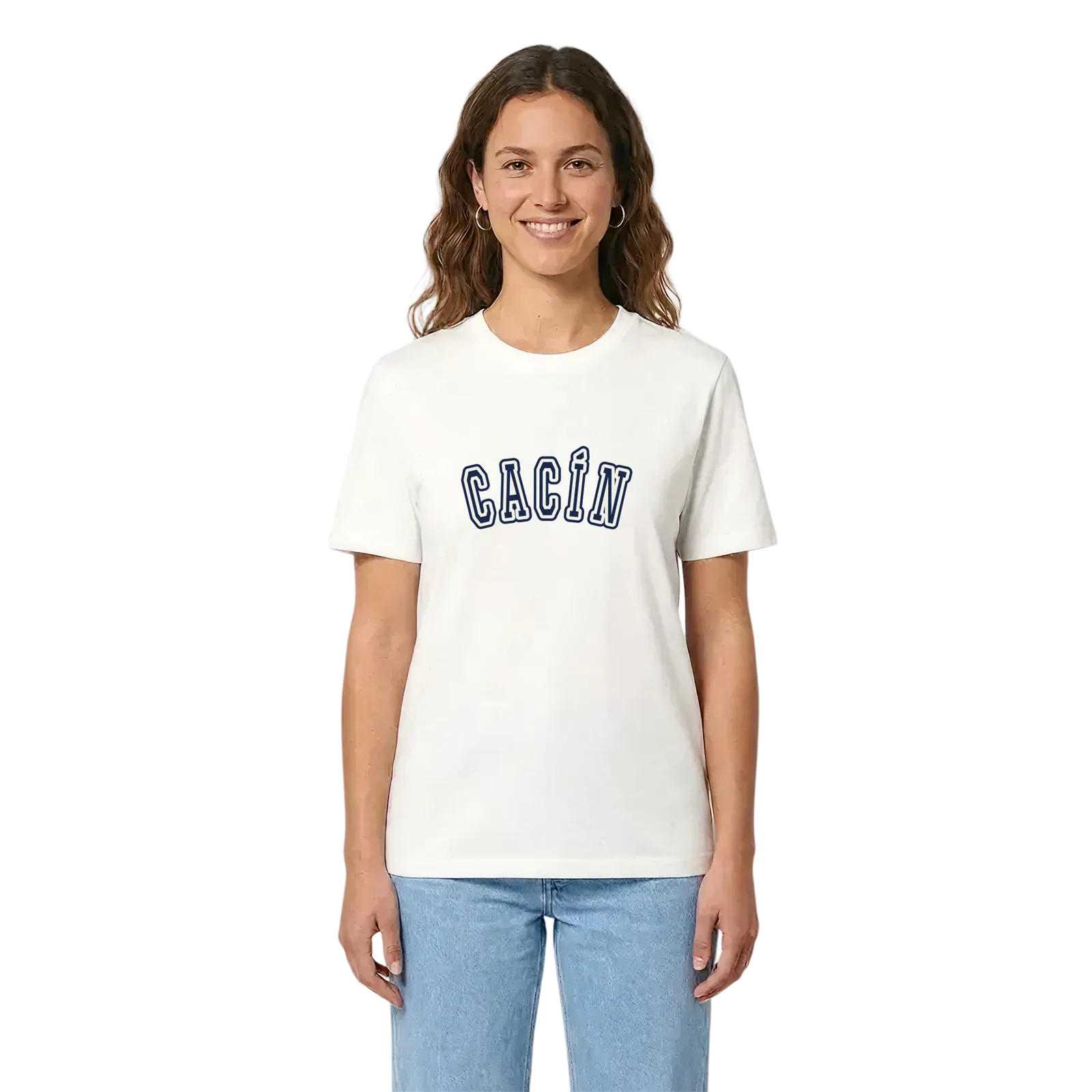 Cacín college t-shirt – White, i miljö