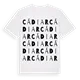 Cádiar ordlek t-shirt