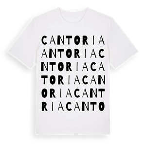 Cantoria ordlek t-shirt – ekologisk bomull t-shirt från Pinshirt
