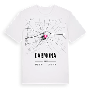 Carmona karta t-shirt – ekologisk bomull t-shirt från Pinshirt