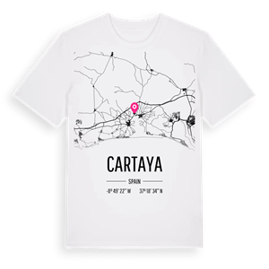 Cartaya karta t-shirt – ekologisk bomull t-shirt från Pinshirt
