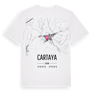 Cartaya karta t-shirt – ekologisk bomull t-shirt från Pinshirt